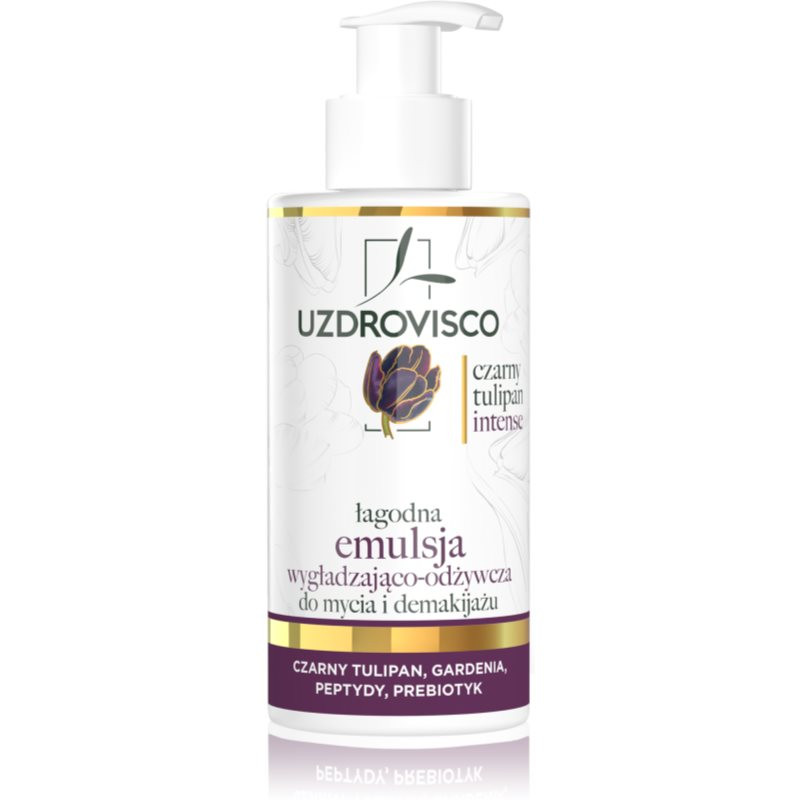 Uzdrovisco Black Tulip Intense Mild Smoothing And Nourishing Emulsion čisticí pleťová emulze 150 ml