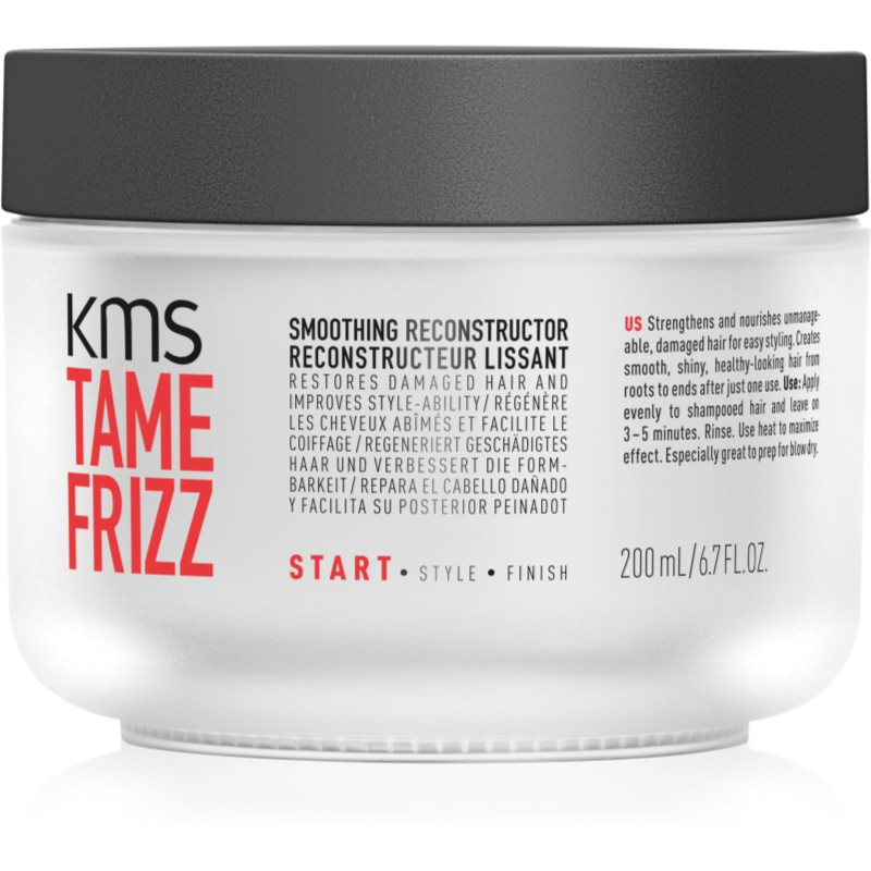 KMS Tame Frizz Smoothing Reconstructor maska na vlasy pro poškozené vlasy 200 ml