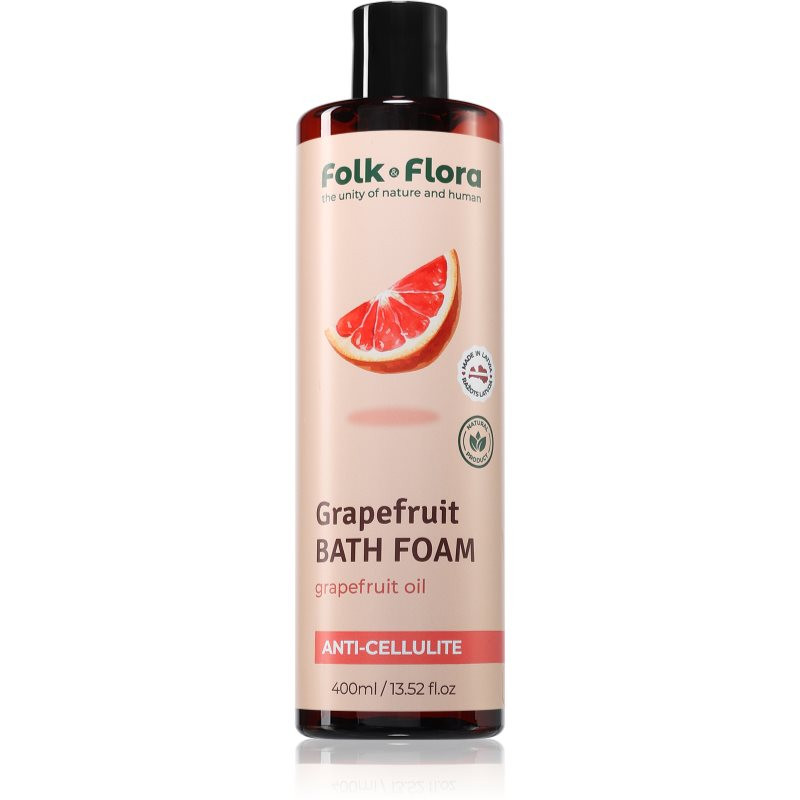 Folk & Flora Grapefruit pěna do koupele 400 ml