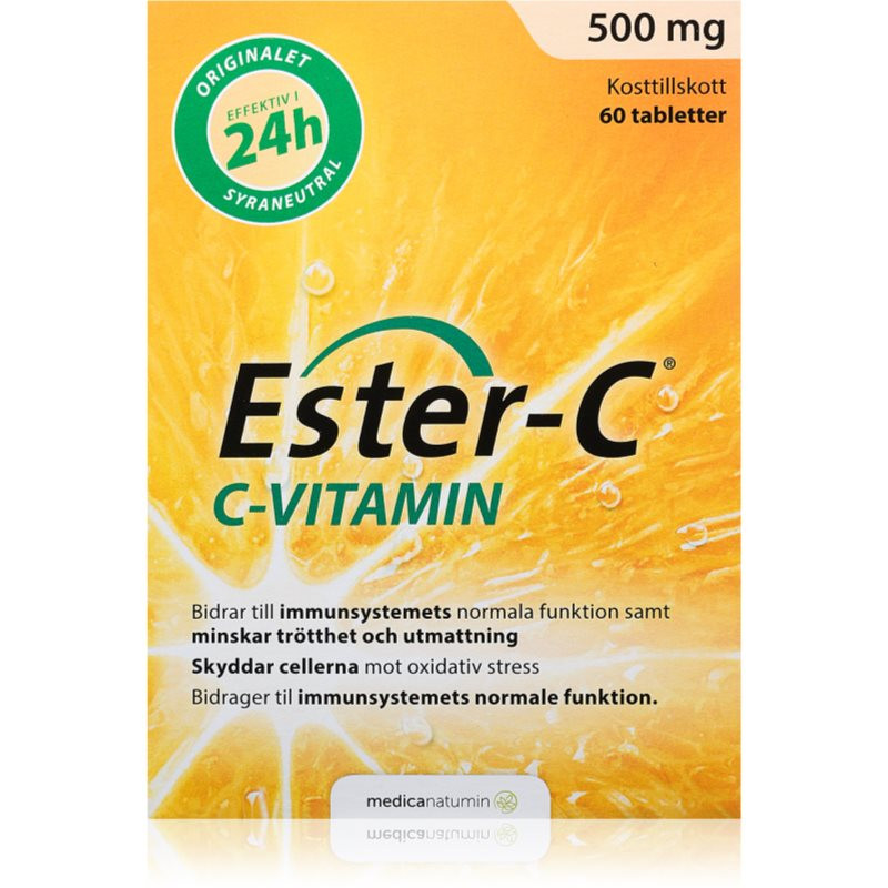 Ester-C Vitamin C 500 mg tablety pro podporu imunity, snížení míry únavy a vyčerpání 60 tbl