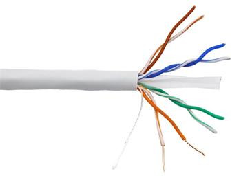 Uniview Kabel UTP kat. 6 kulatý, Dca, OFC, LSOH, 305m, drát, AWG24, šedý