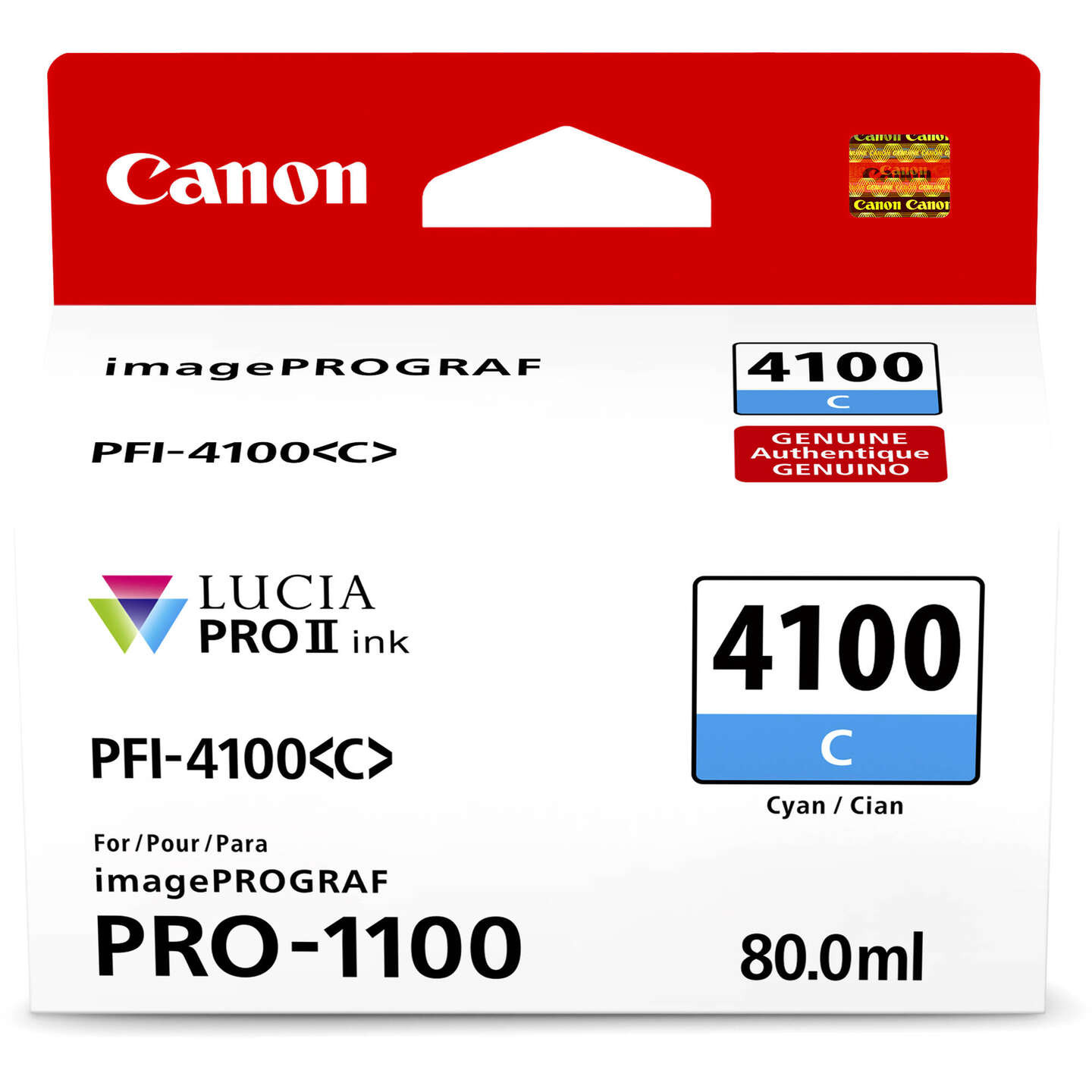 Canon Cartridge PFI-4100 C tyrkysová 6778C001