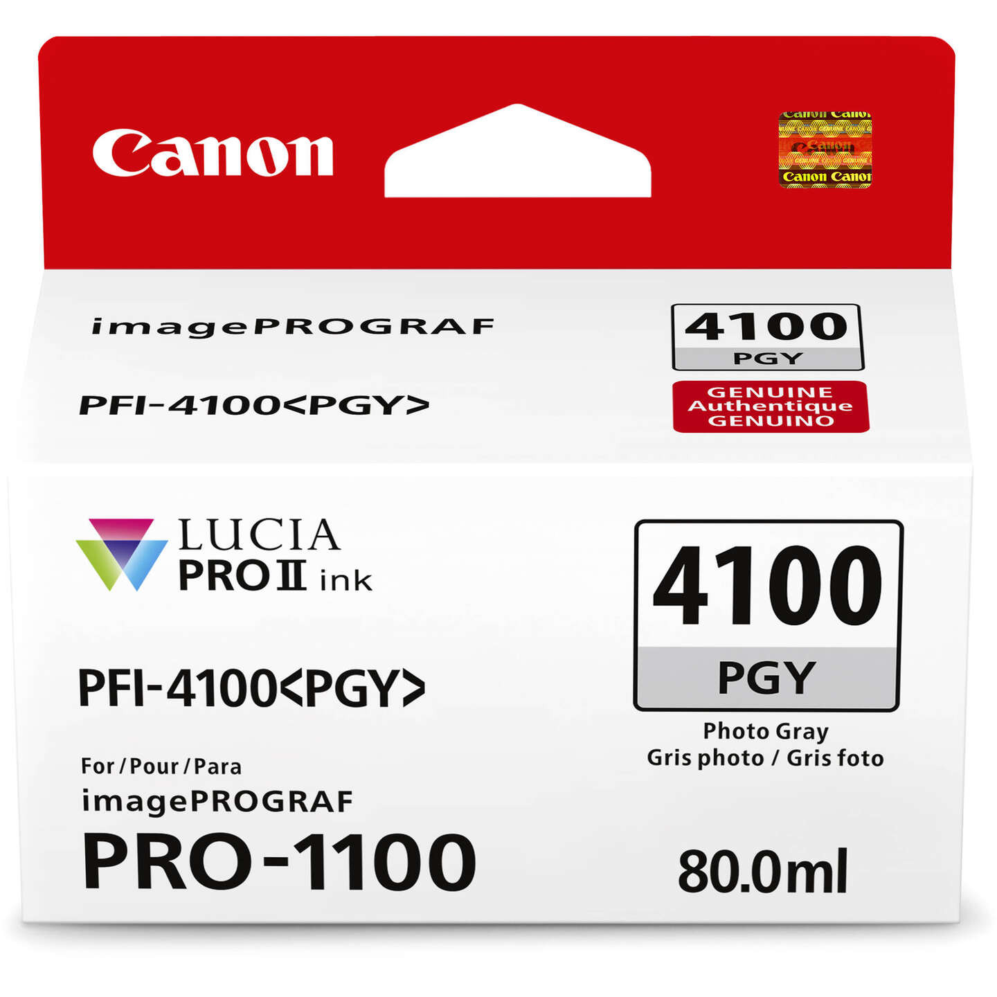 Canon Cartridge PFI-4100 PGY Photo šedá 6784C001