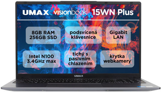 Umax notebook Visionbook 15Wn Plus