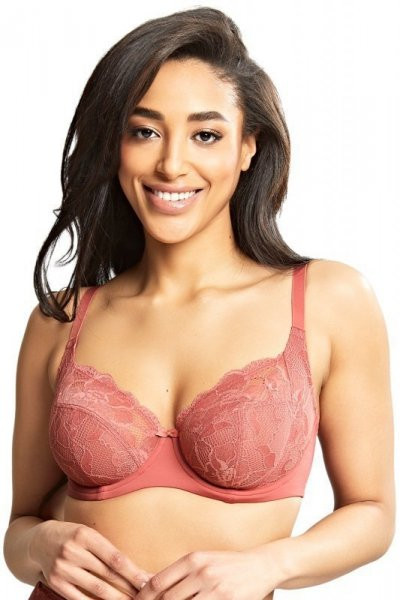 Panache Rocha 10341 garnet rose Podprsenka měkká 75DD růžová