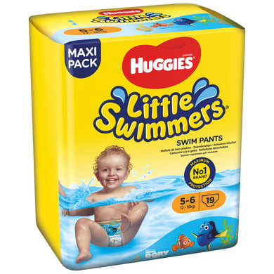 HUGGIES Little Plavková plena Swimmers velikost 5-6 4 x 19 kusů