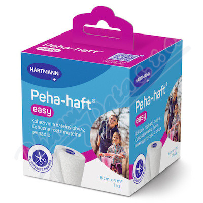 Peha-haft easy kohezivní trhatelný obvaz 6cmx4m 1ks