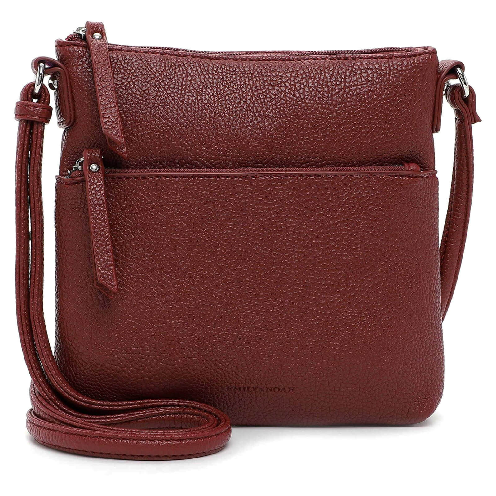 Dámská crossbody kabelka Emily & Noah Emmas - tmavě červená