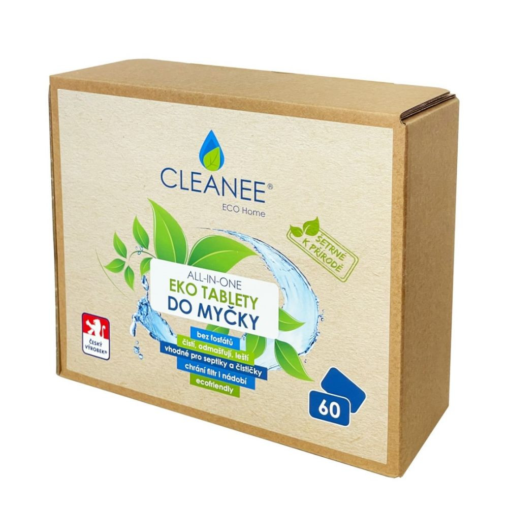 Cleanee Eco tablety do myčky  60 ks