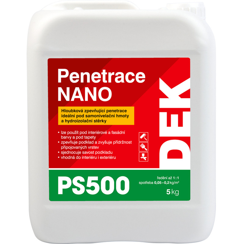 Penetrace stavební DEK NANO PS500 , 5 kg