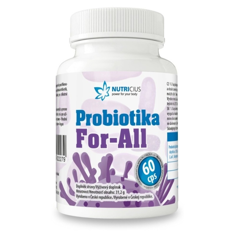 NUTRICIUS Probiotika for-all 60 kapslí