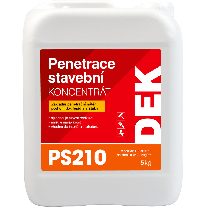 Penetrace koncentrát stavební DEK PS210 , 5 kg