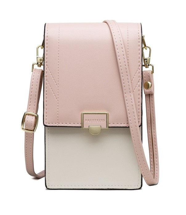 Kabelka TopQ Tabitha na mobil s popruhem světle růžová 129587