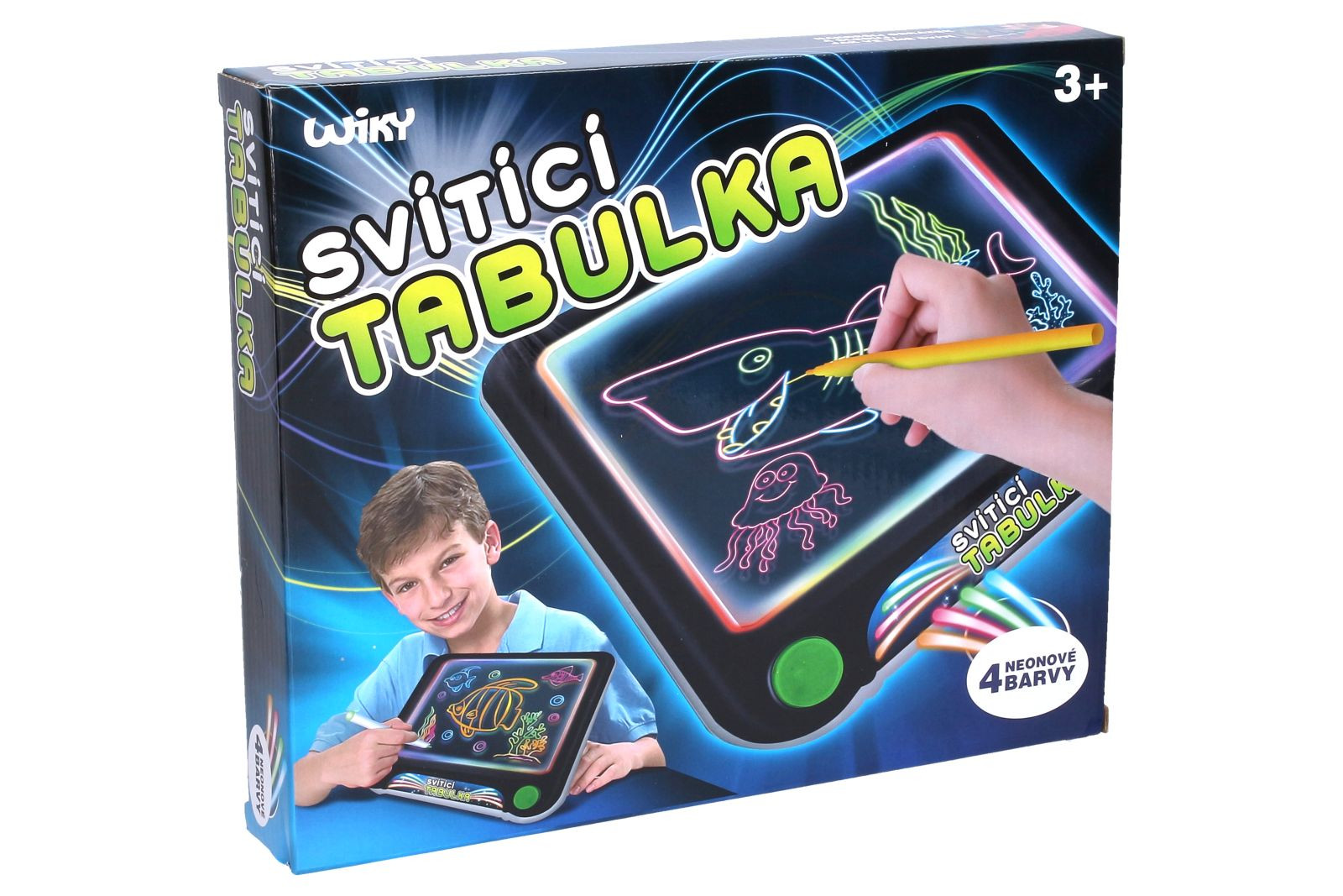 Kreslící tabulka svítící 25cm - český obal