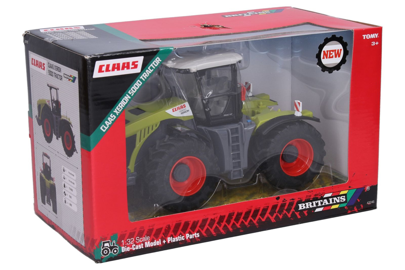 Britains Model traktor CLAAS XERION 5000 1:32 22 cm