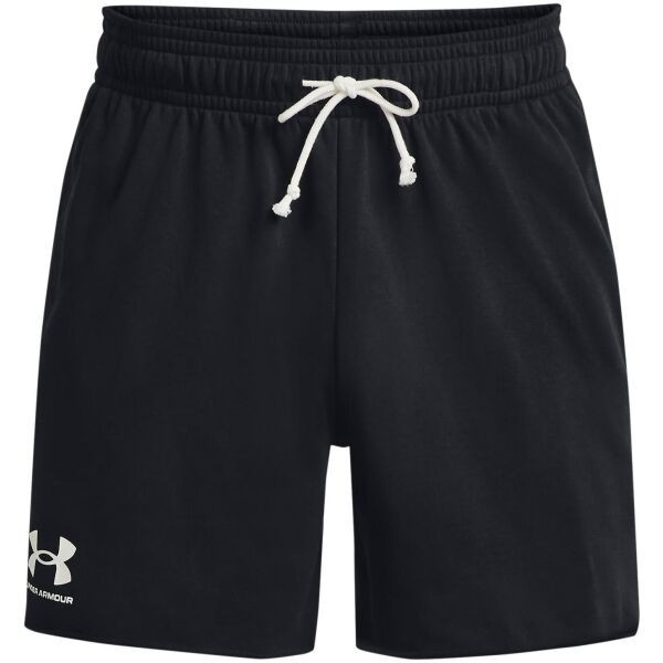 Under Armour RIVAL TERRY 6IN Pánské kraťasy, černá, velikost