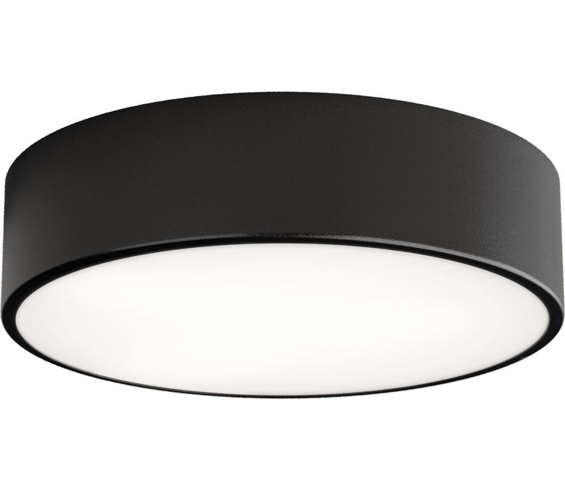 LED Stropní svítidlo CLEO LED/24W/230V 3000K pr. 30 cm černá