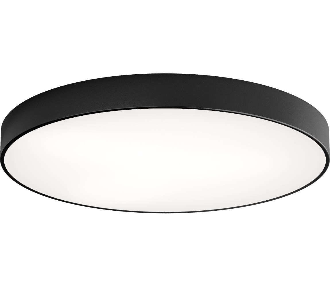 LED Stropní svítidlo CLEO LED/96W/230V 3000K pr. 80 cm černá