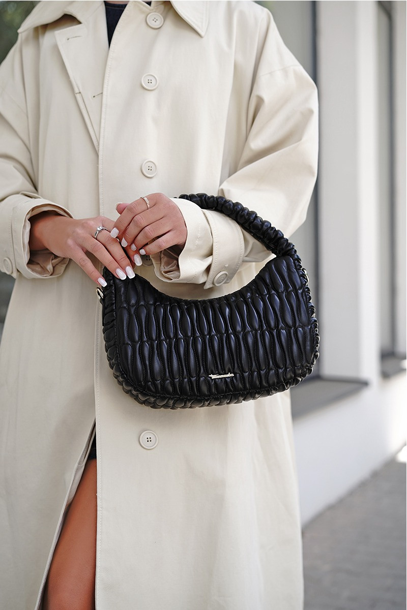 Černá kabelka na rameno Charis