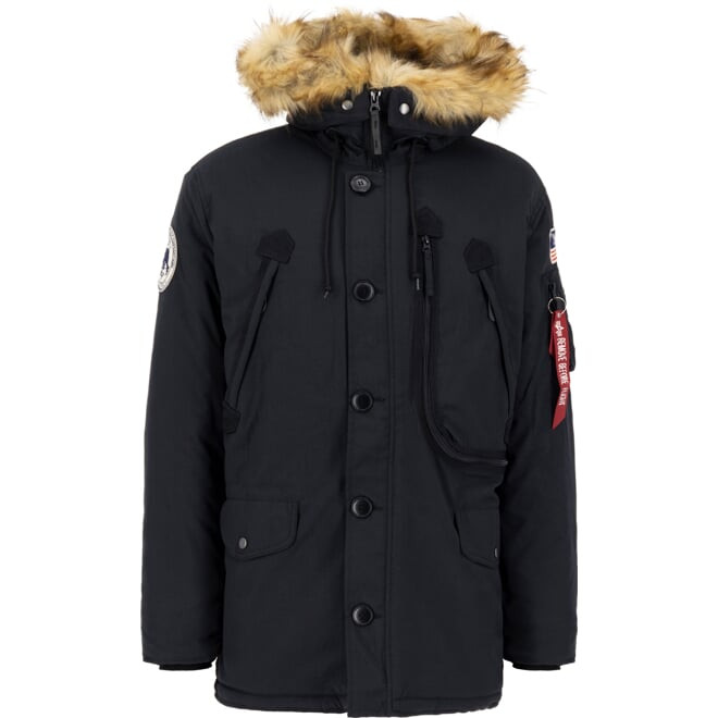 Alpha Industries Bunda  Polar Jacket černá M