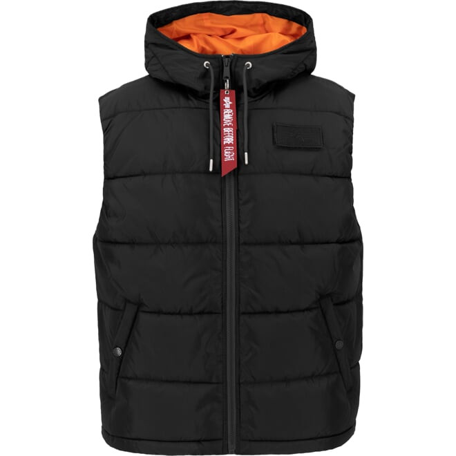 Alpha Industries Vesta  Hooded Puffer Vest FD černá M