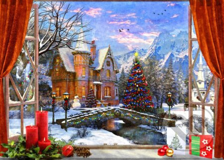 Vianočný výhľad na hory - Dominic Davison