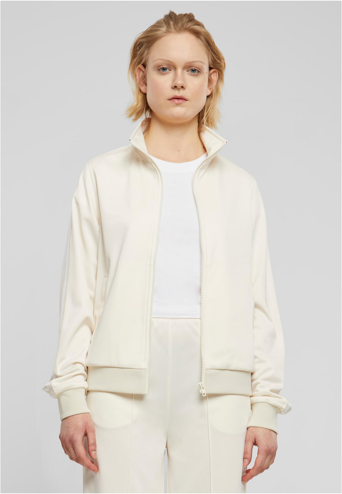 Ladies Retro Track Jacket - whitesand XS