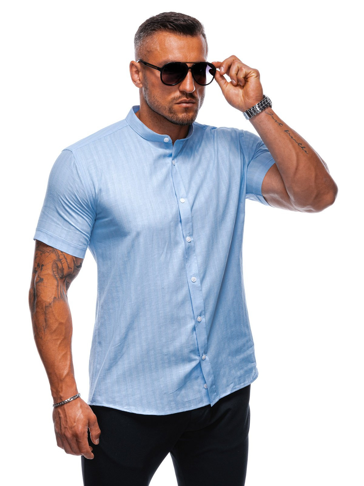 Edoti Men's short sleeve shirt