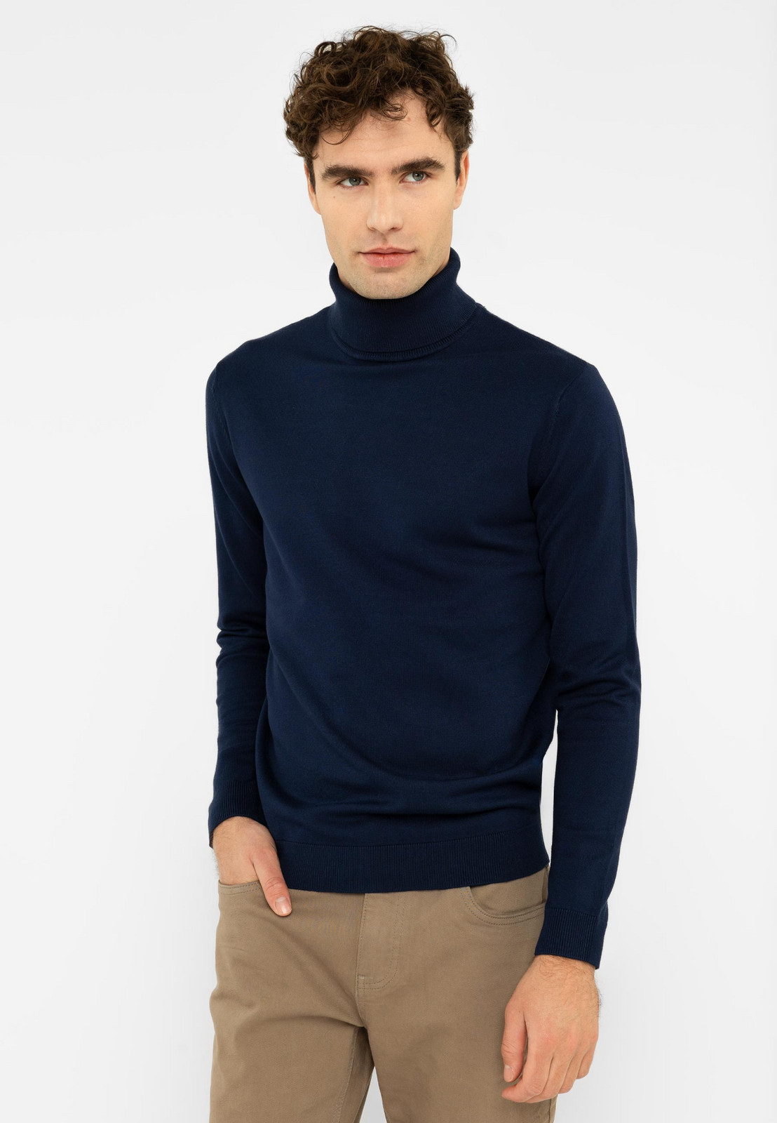 Volcano Man's Sweater S-Max Navy Blue