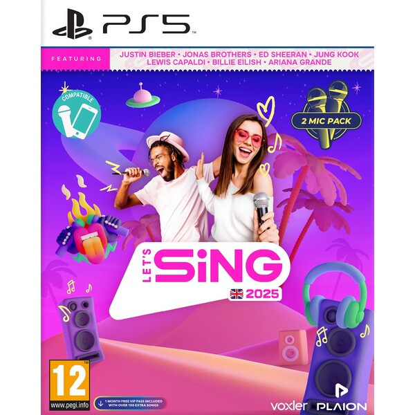 Let’s Sing 2025 + 2 mikrofony (PS5)