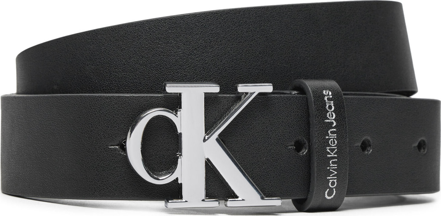 Dětský pásek Calvin Klein Jeans Buckle Faux IU0IU00637 Černá