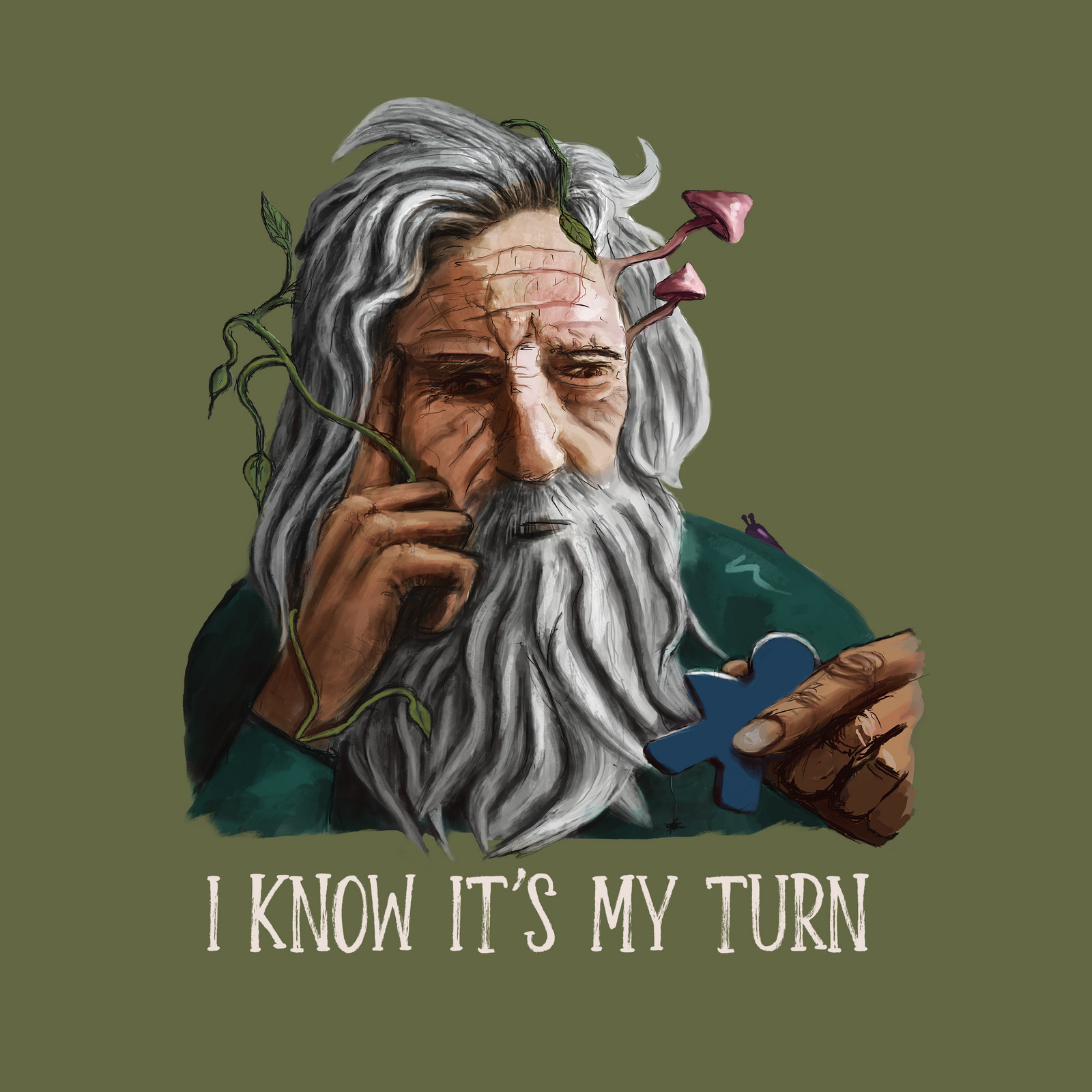 TLAMA games Poškozené - T-shirt 