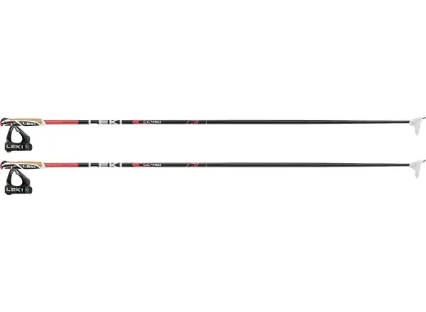 Leki CC 450 běžecké hole black-cherryred-white 130 cm