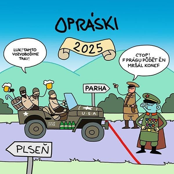 Kniha: Opráski 2025 - kalendář od jaz