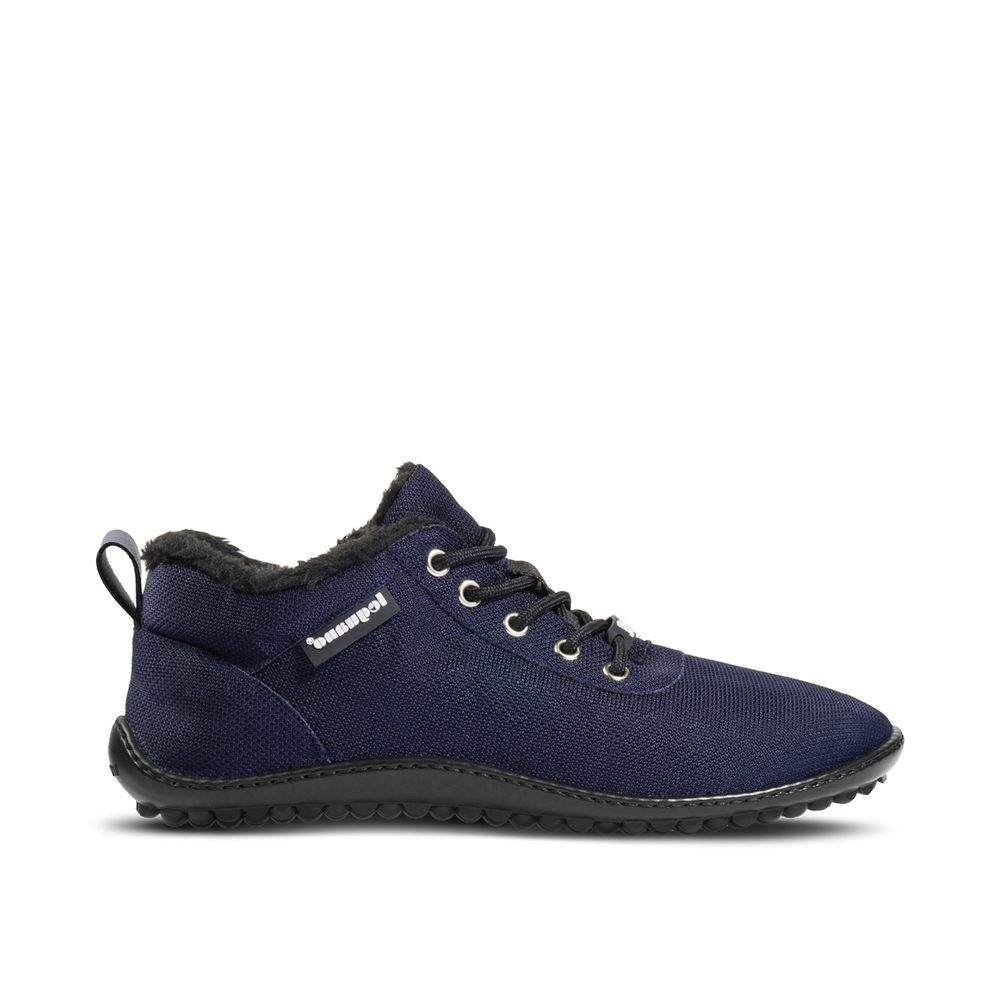 Leguano GALAXO Blue | Zateplené barefoot boty - 37