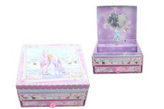 Lamps Hrací skříňa šperkovnice jednorožec