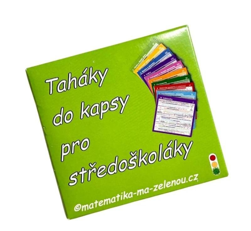 Taháky do kapsy pro středoškoláky - Matematika (kartičky v krabičce) - Zuzana Zelená