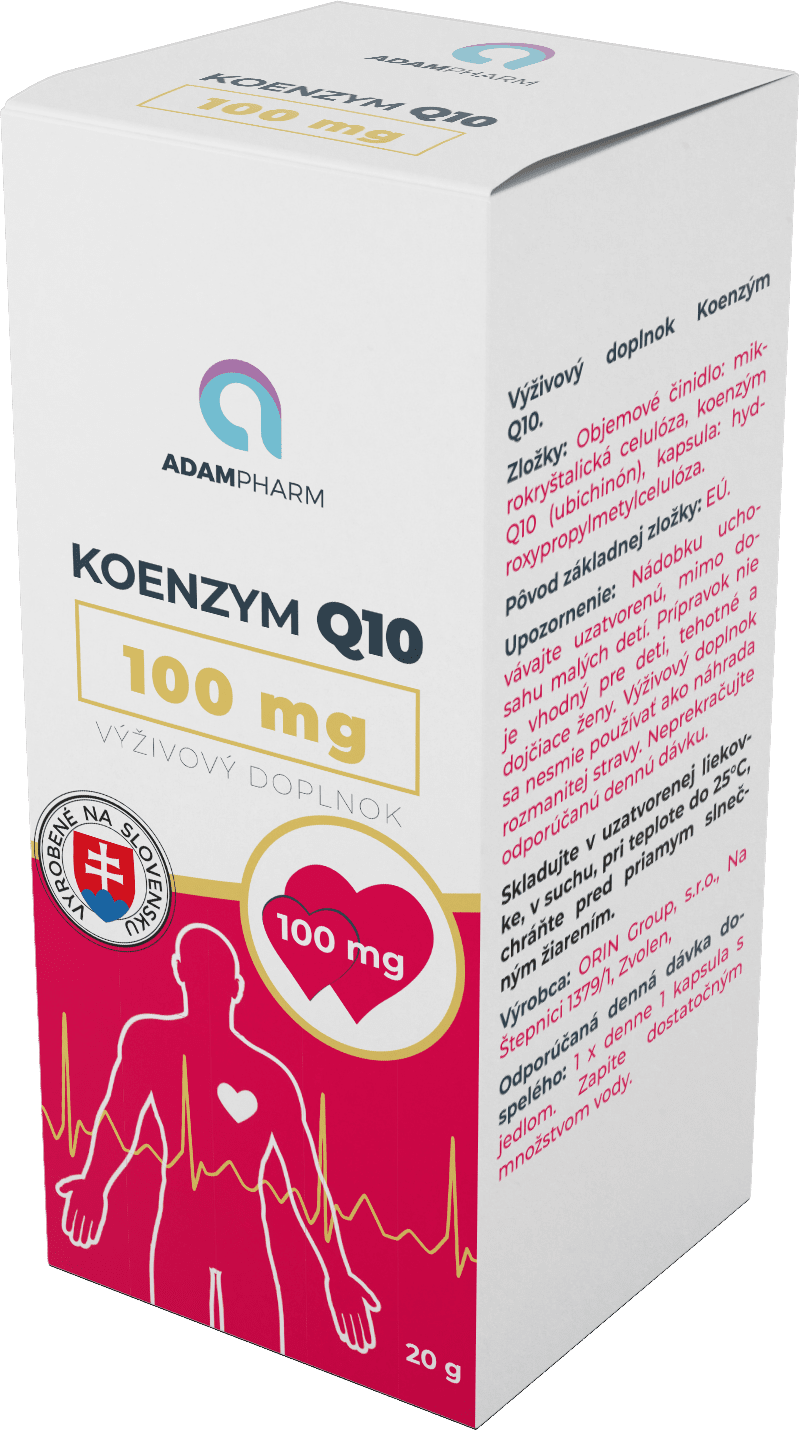 ADAMPHARM Koenzym Q10 100 mg 60 kapsúl