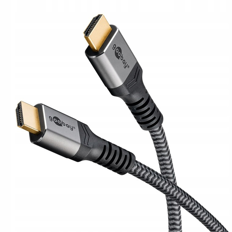 Kabel Hdmi 2.1 8K 60Hz Goobay Plus Textil 3m