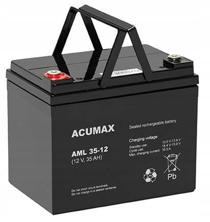 Akumulátor Baterie Agm Vrla Acumax Bezúdržbová Aml 12V 35Ah AML35-12 AML35