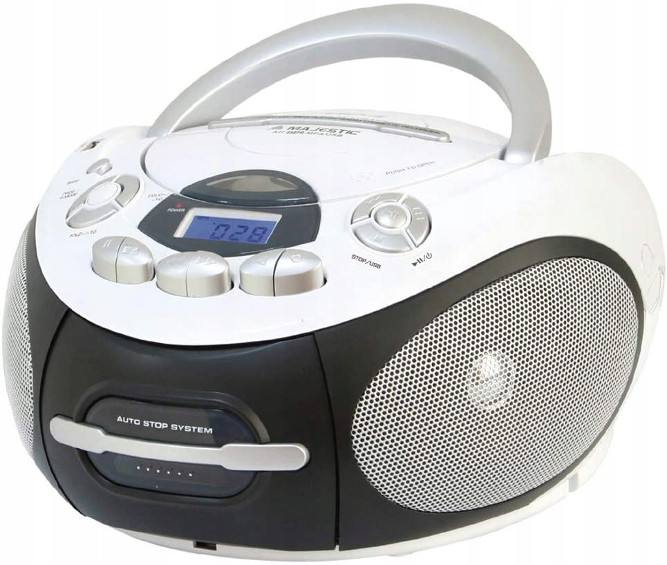 Majestic Ah 2387R Boombox CD/MP3/USB/Kazety