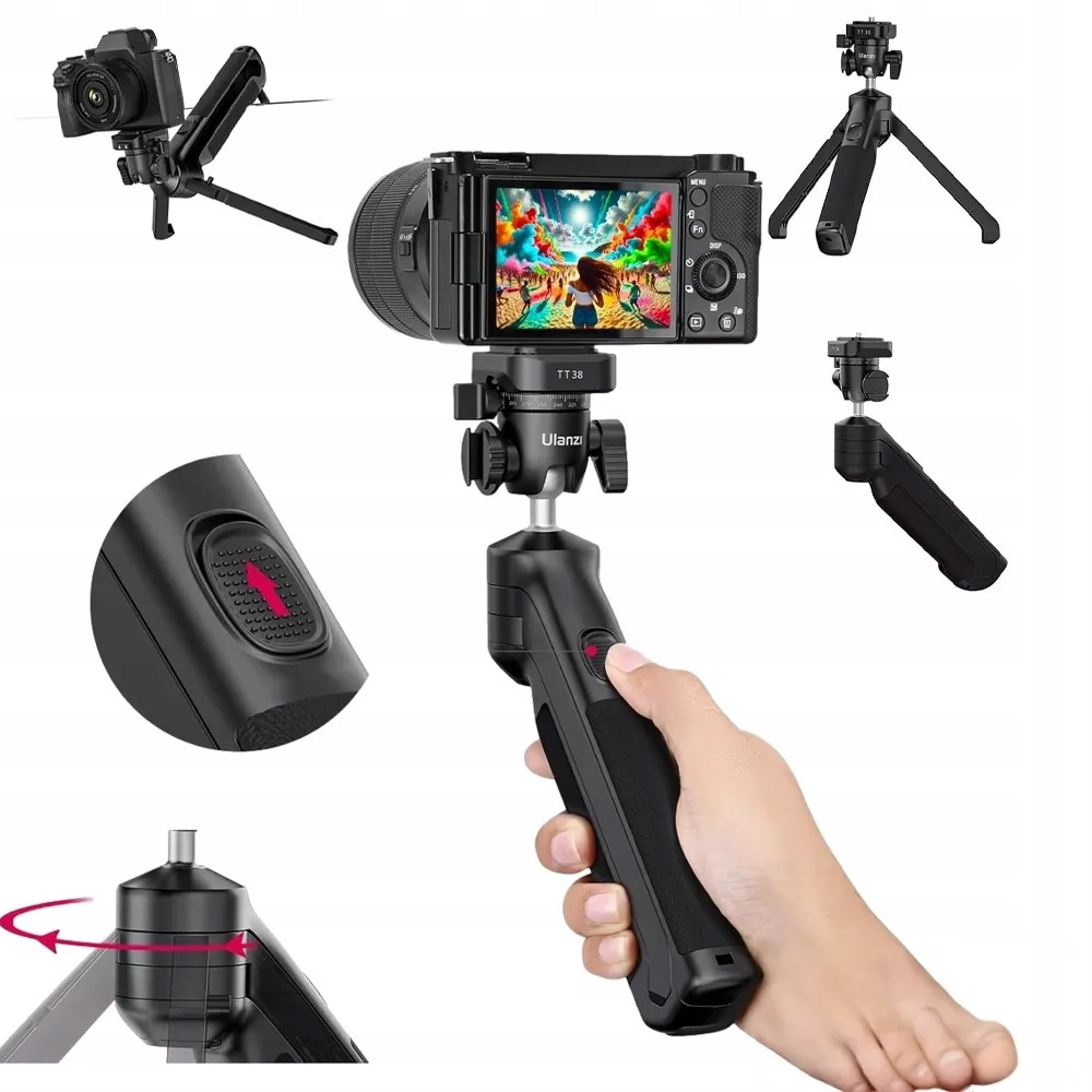 Držák stolního stativu Selfie tyč Ulanzi Tripod TT38 pro fotoaparát Kamer