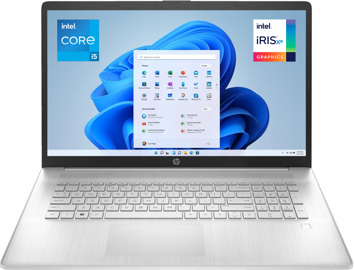 Notebook Pro Učitele Hp 17 I5-1235U 32GB 512GB Ssd Fhd W11 Natural Silver