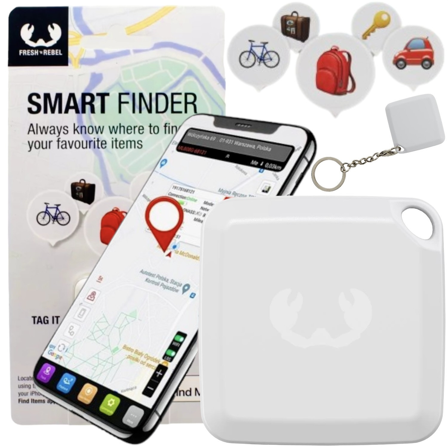 Chytrý Gps Lokátor Mini Finder Tracker Sledování