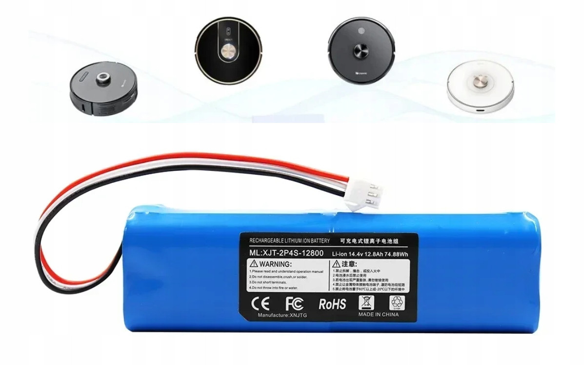 Baterie baterie Vysavač Xiao mi Lydsto R1 Viomi S9 Roidmi Eve Plus pov