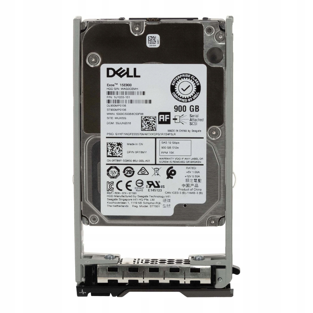 Dell 0RT8MY 900GB 15K 256MB SAS-3 2.5'' ST900MP0136