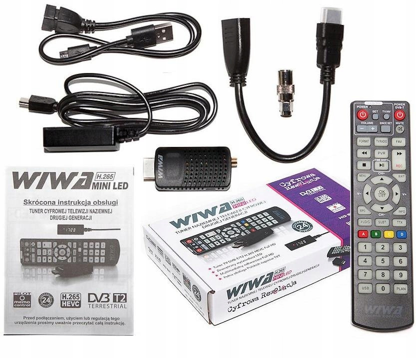 DVB-T/T2 tuner Wiwa H.265 Mini Led