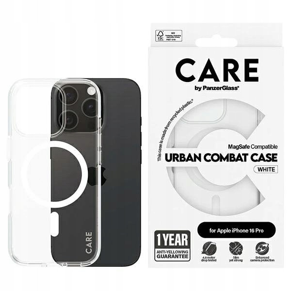 Care by PanzerGlass pouzdro pro iPhone 16 Pro 6.3