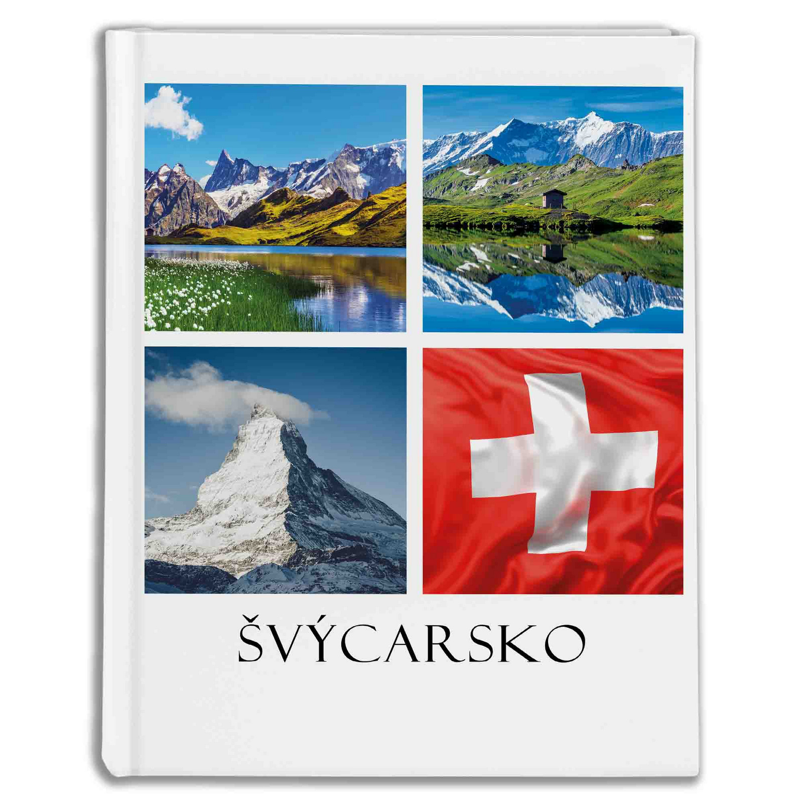 Tradiční album pro 60 černých listů 19,5x26 Švýcarsko 722(cz)