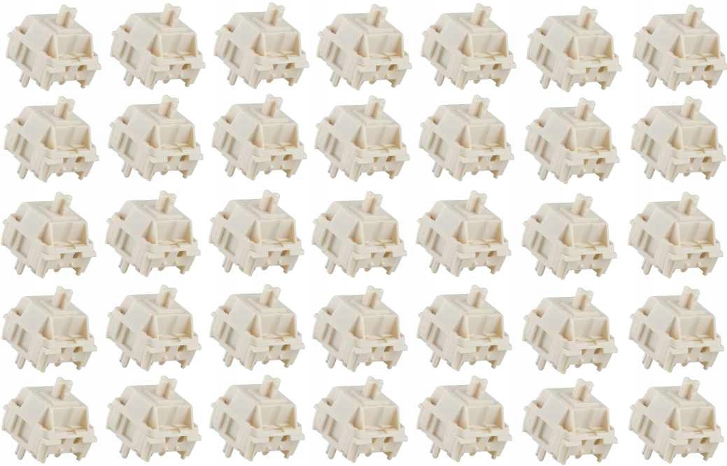 Kailh x NovelKeys Nk_ Cream Switch 35ks Spínač pro Mechanické Klávesnice